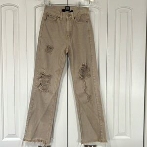 Urban Outfitters BDG front ripped and ankle frayed Cowboy Jeans. Size 24